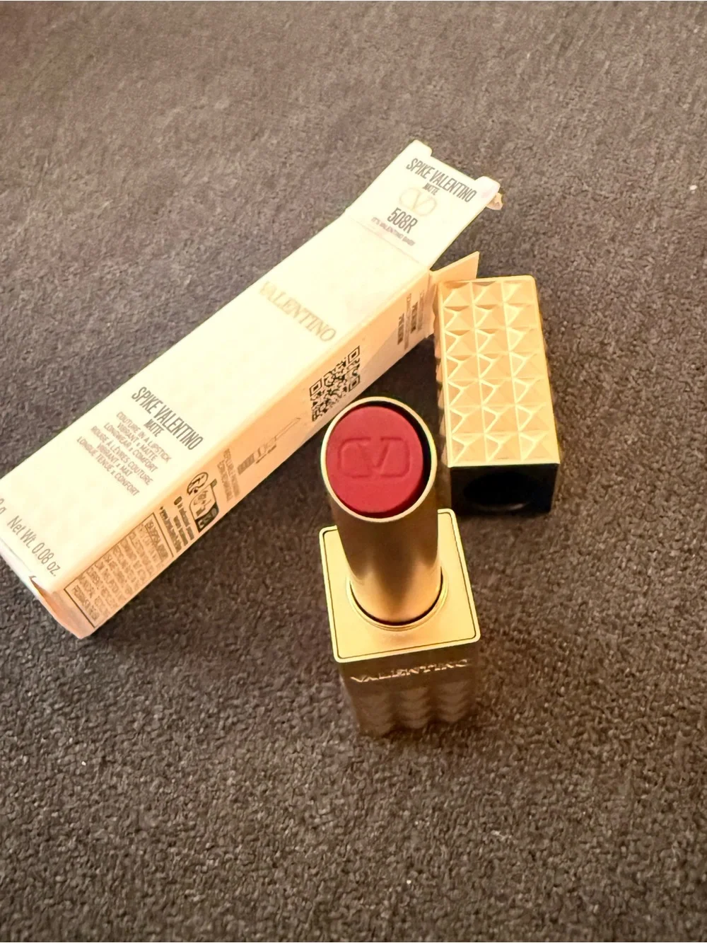 Spike Valentino Buttery Matte Lipstick in Its Valentino Baby